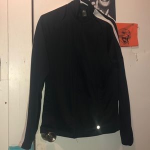 black zip up
